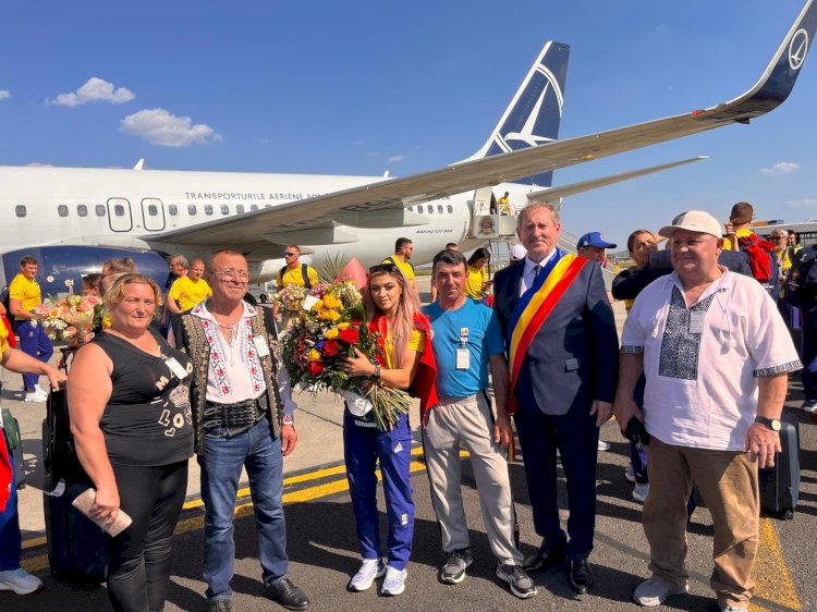 Mihaela Valentina Cambei vicecampioana olimpica din Dofteana, Bacau